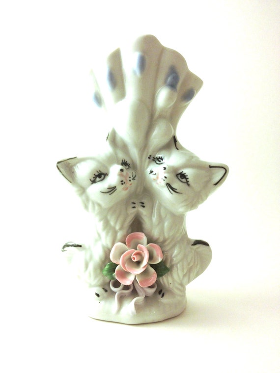 Vintage Cat Vase 10