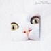 Miniature Cat Envelopes for Decorating, Scrapbooking, Gift Giving, Etc., Set of 10, Recycled