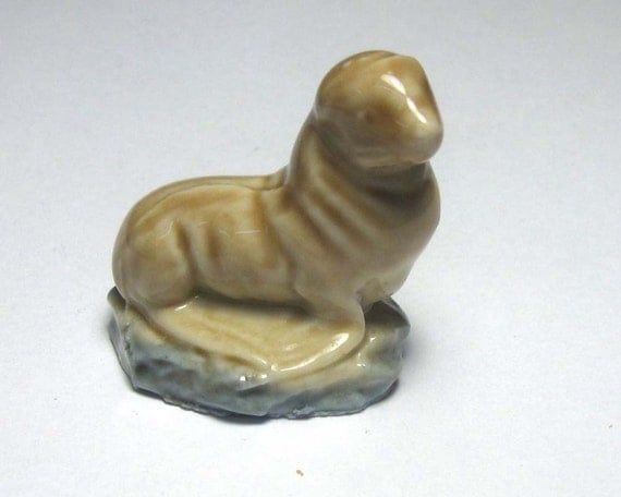 Items similar to Wade Whimsies - Seal - Wade Figurines, Wade Miniature ...