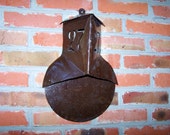 Vintage House Number Sign 27 made in Soviet times