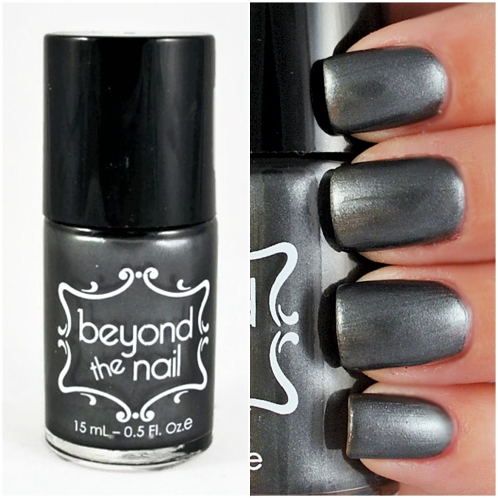 Charcoal Pearl Nail Polish