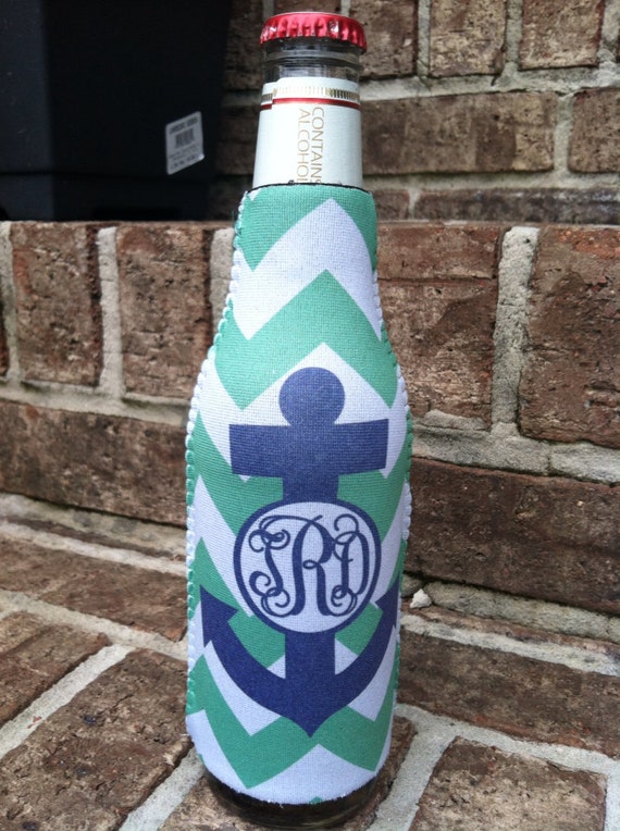 Personalized Bottle or Can Coozie Coozie by CherryTreeLaneDesign