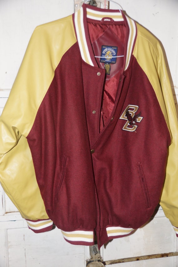 Boston College Varsity leather jacket