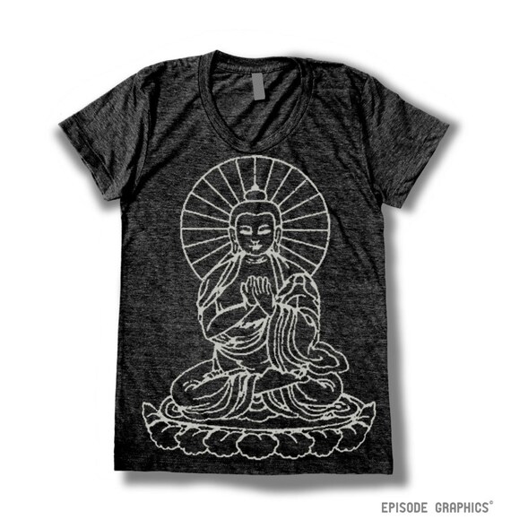 buddha print shirt