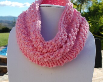 Hand knit Chunky Cowl