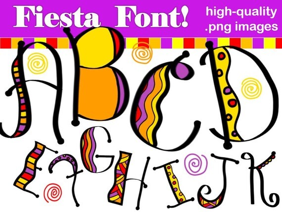 FONTS Fiesta Font COMBO PACK