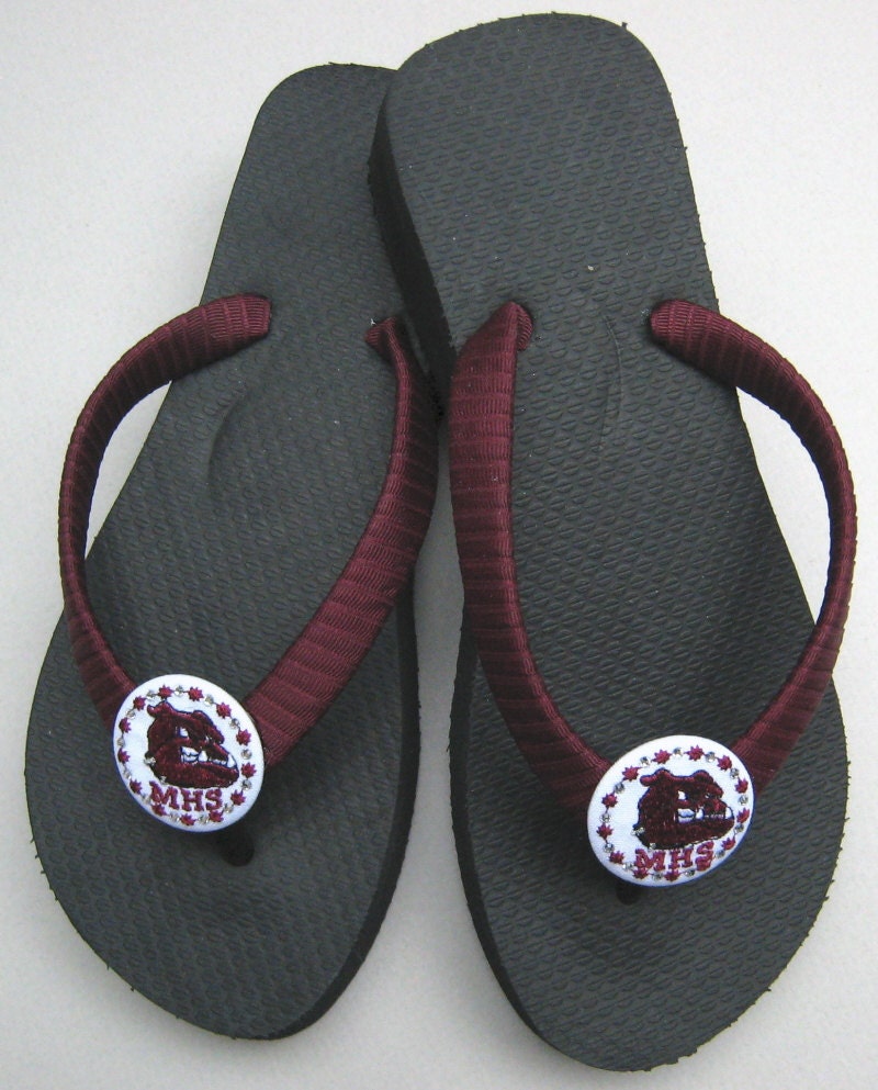 College & High School Flip Flops by FlipFlopsforAllShop on Etsy