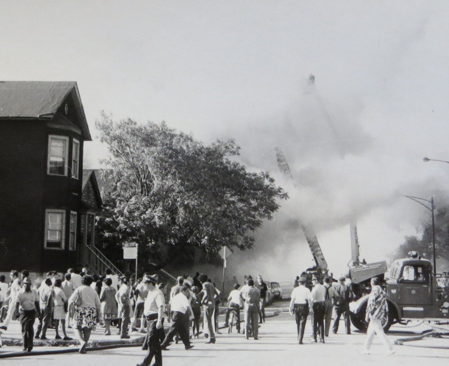 Original 1960's Chicago Back of the Yards House Fire