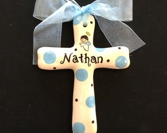 Personalized Baptism Cross - Easter, Baptism, Christening or Baby Shower Gift
