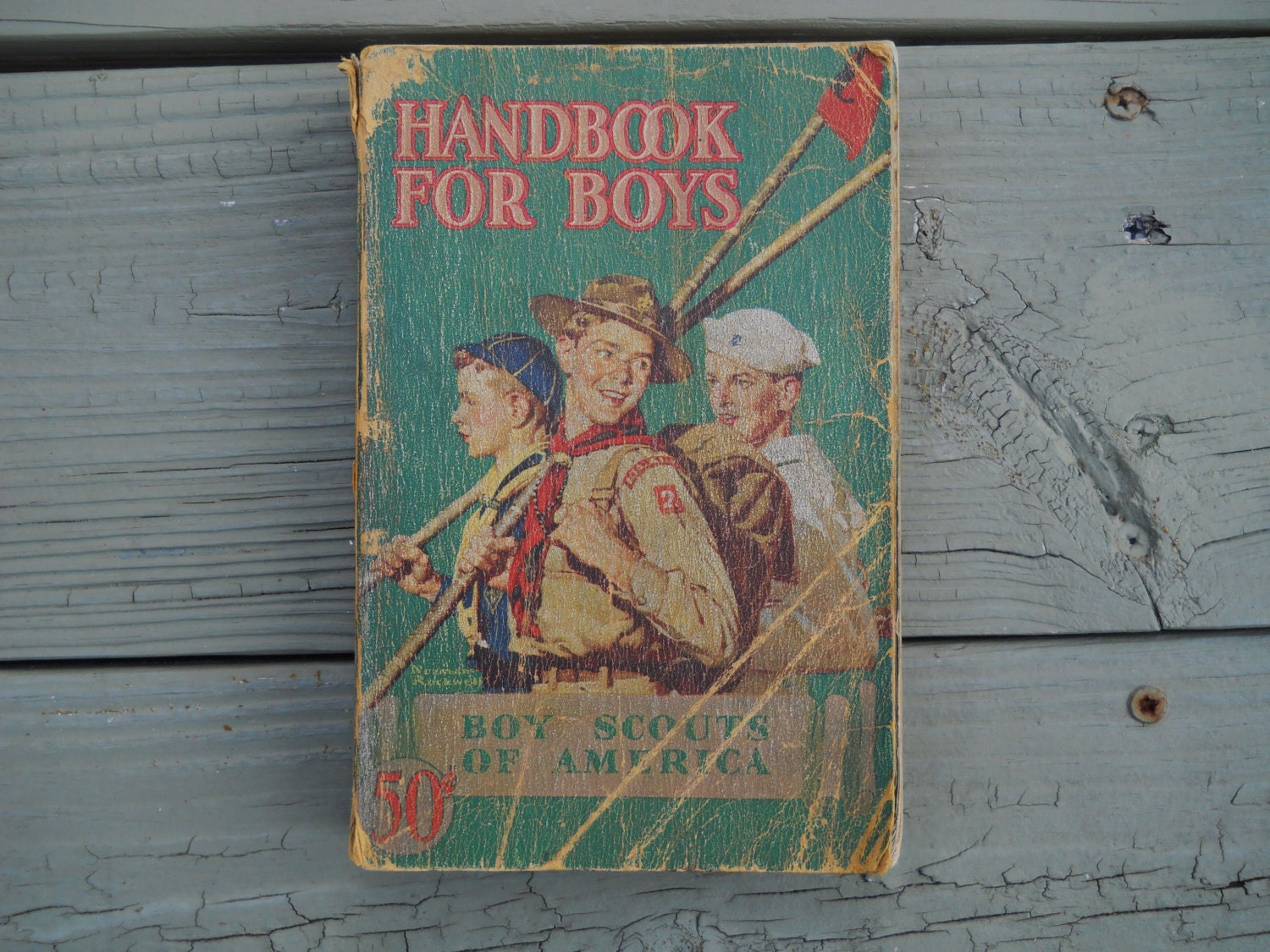 Vintage 1940 Boy Scout Handbook by UncleJimmysAttic on Etsy