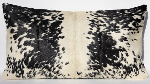 cow print lumbar pillow