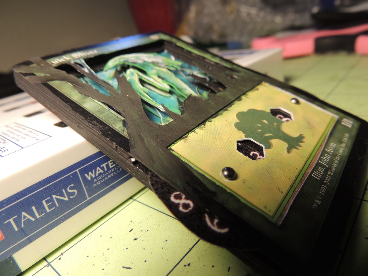 MTG Magic the gathering 3D life counter Quick Sliver Spin