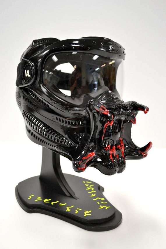 Predator Mask Paintball Mask Black Halloween Costume