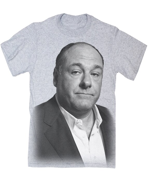 Items similar to James Gandolfini Oversized Print Ash T-shirt on Etsy