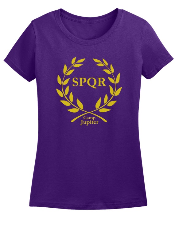 Ladies Camp Jupiter SPQR Purple T shirt