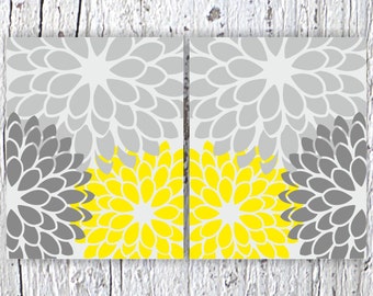 Yellow And Grey Wall Art yellow gray wall art | etsy Yellow And Grey Wall Art yellow gray wall art | etsy