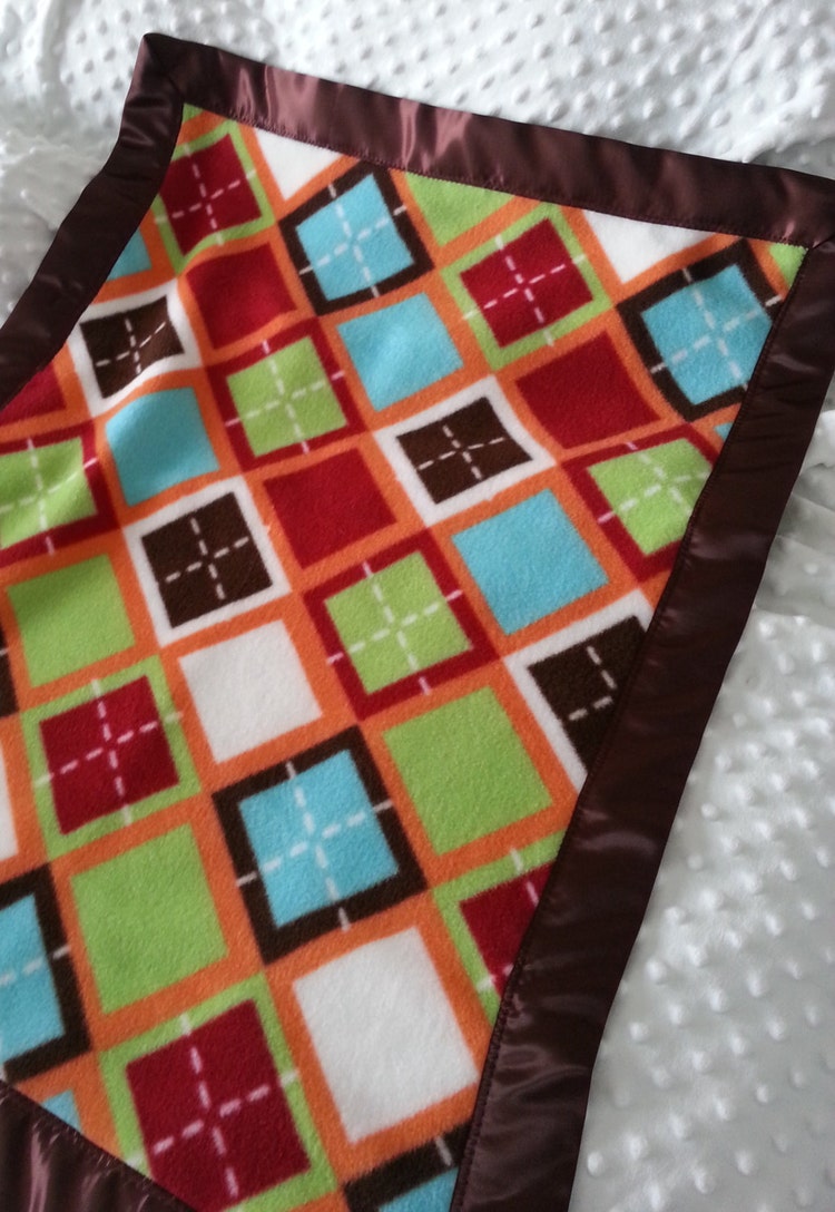 Argyle baby blanket by KeeleysKiss on Etsy