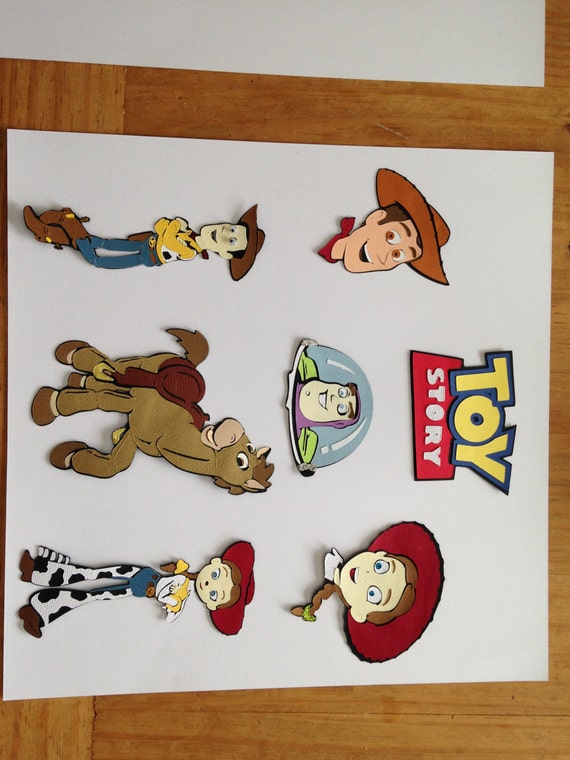 Cricut Die Cut Toy Story set of 7 with Title