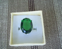 Popular items for chrome diopside ring on Etsy