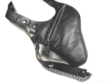 Revolverbag shoulder holster women vacation bag black