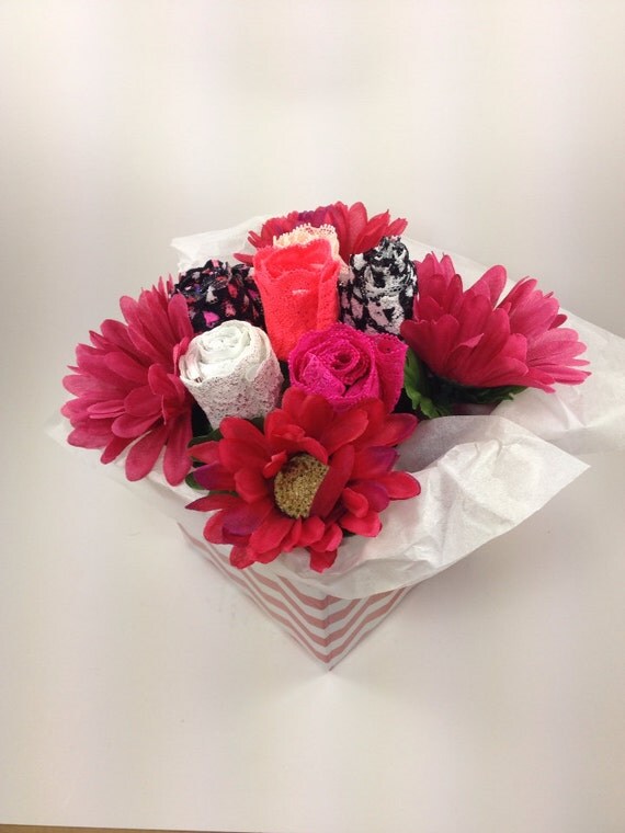 Lingerie bouquet unique Valentines gift by HappyToGiveBoutique