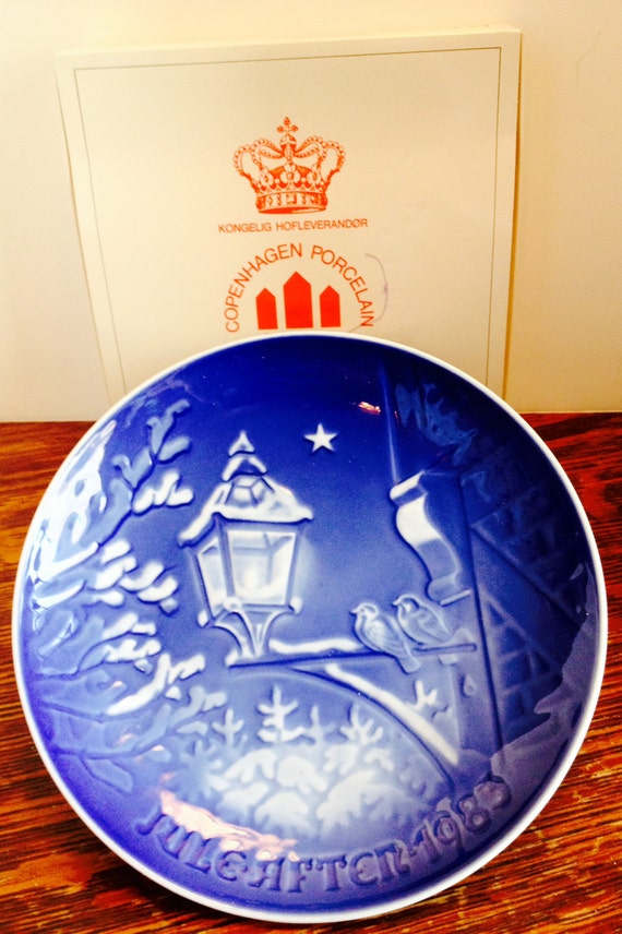 Bing And Grondahl Annual Christmas Plate 1983 Copenhagen