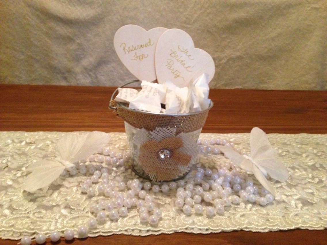 Wedding Table Toppers by Laurasmenagerie on Etsy