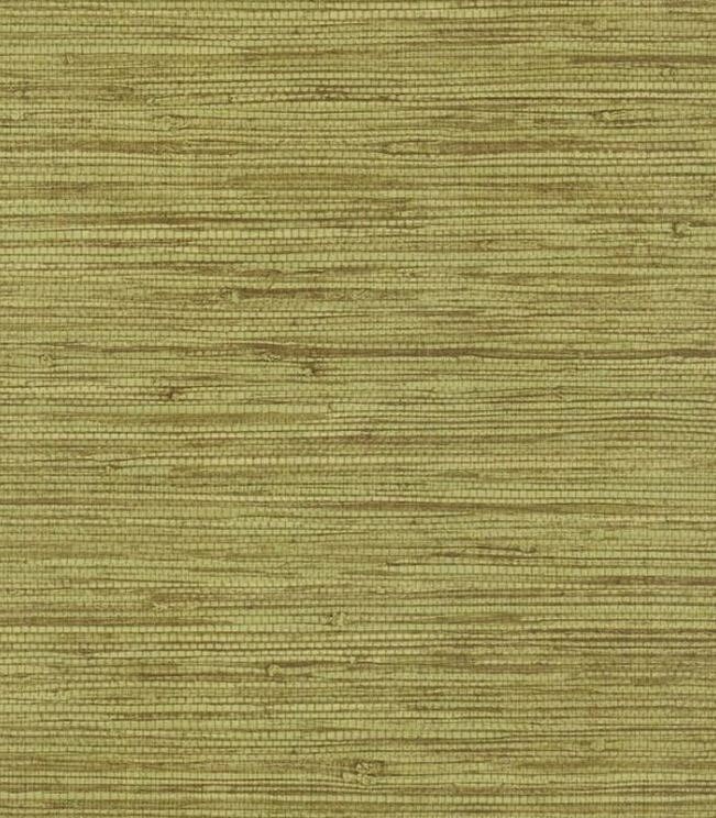 Green Simulated Grasscloth Wallpaper Weave Woven Natural