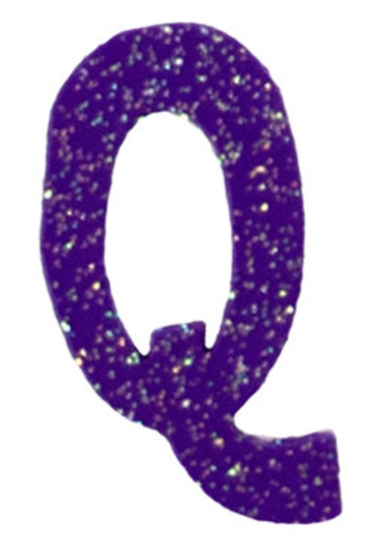 Purple Letter Q