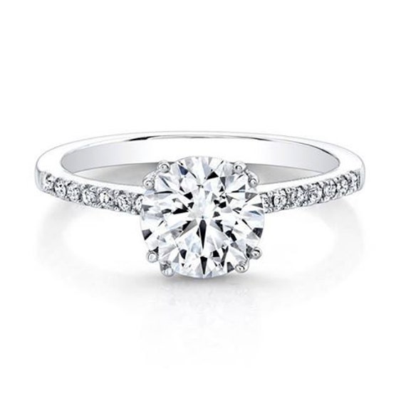 oval solitaire fine white gold band engagement ring simple