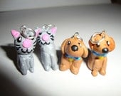 Dog and Cat Necklaces and Earrings