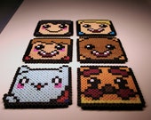 Items similar to Bravest Warriors Perler Bead Coaster or Magnet Coaster ...