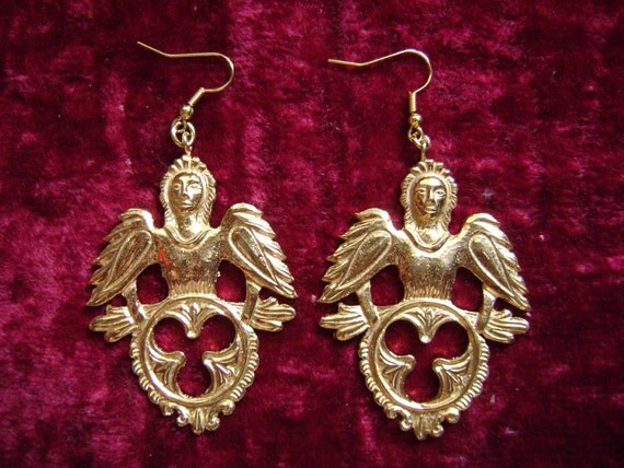 Silver Gold-plated Earrings.