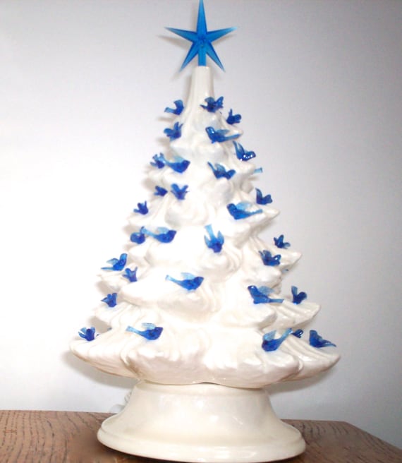Blue Bird Christmas tree
