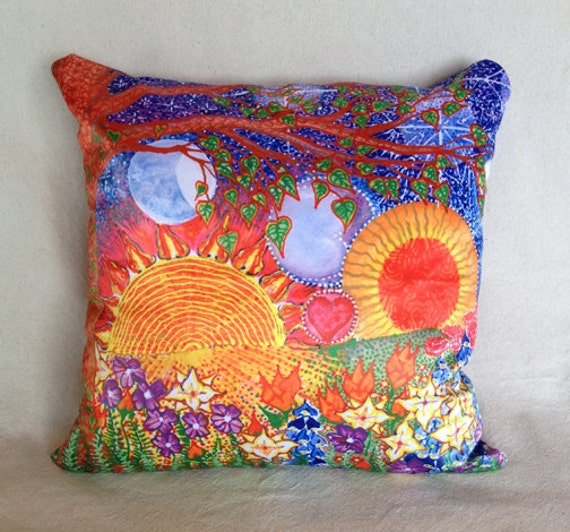 SALE Stunning Handmade Pillow Cover Love by KymNicolasDesigns