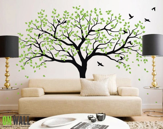 Large Tree Wall  Decals  Trees Decal  Nursery Tree Wall  Decals 