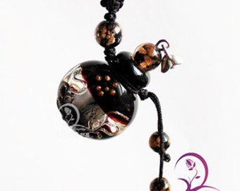 Collar de frasco de vidrio | Etsy