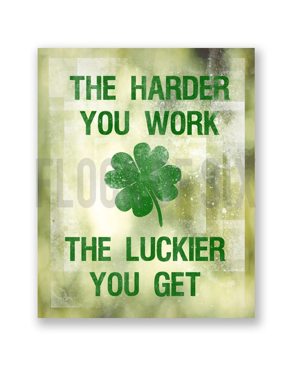 The harder you work the luckier you become essay image