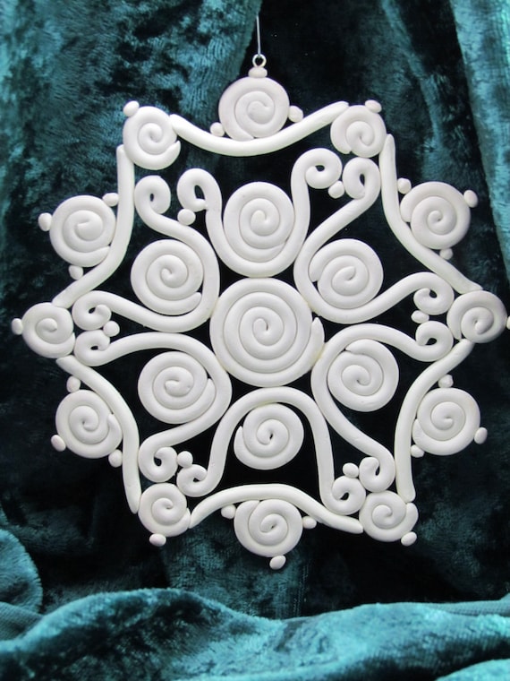 Extruder Snowflake Christmas Ornament