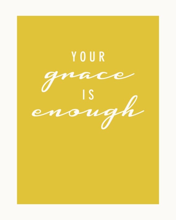 Items similar to Your Grace Is Enough - 3 8x10 Printable Files on Etsy
