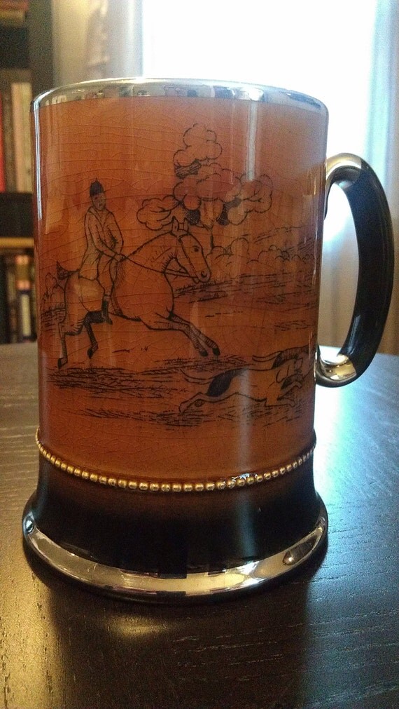 Arthur Wood England Royal Bradwell 1940's Hunt Mug by CruChic
