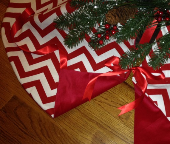 chevron and velvet christmas tree skirt trendy 48 inch chevron and velvet christmas tree skirt trendy 48 inch