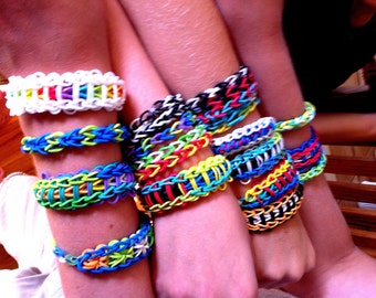 Jeffrey's Rainbow Loom Bracelets