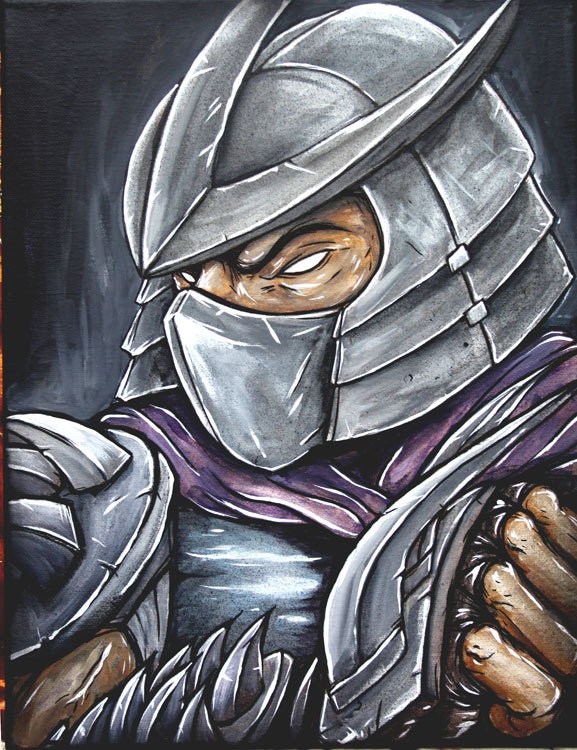 Teenage Mutant Ninja Turtles Shredder Original Art by GMONIKart