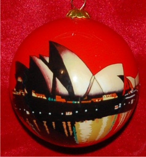 Sydney Opera House Christmas Ornament GOR107 by RussellRhodes