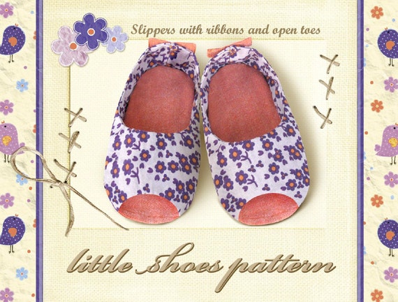 Summer Baby Sewing Pattern Shoes PDF sewing pattern, easy instant ...