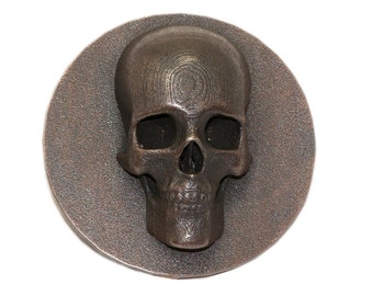 Skull Belt Buckle 3D Printed Accessories