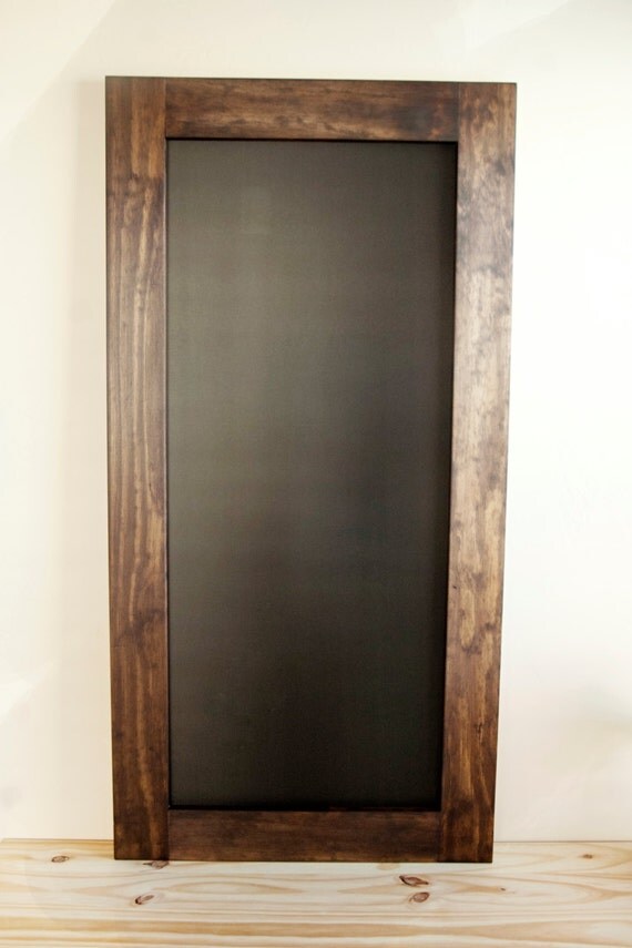 48X24 Large Rustic Framed Chalkboard by OAKYdesigns on Etsy