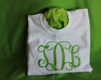 Plus Size Monogrammed Sweatshirt in 1X