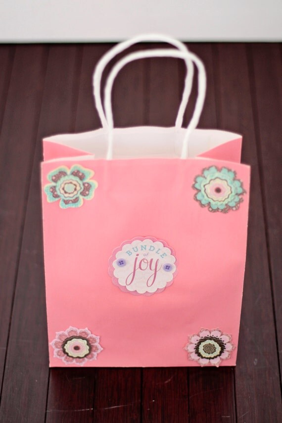 Baby Shower gift bag Bundle of Joy gift bag